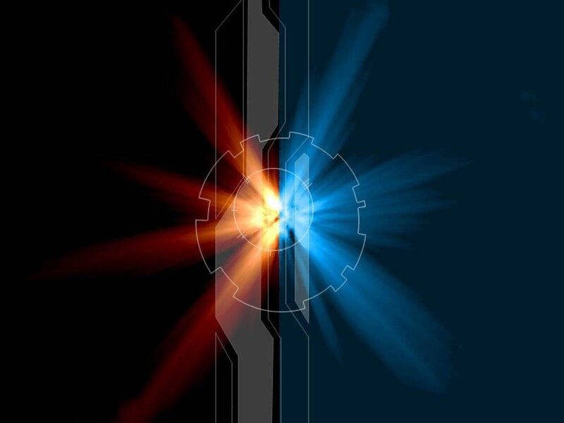 abstract energy burst design