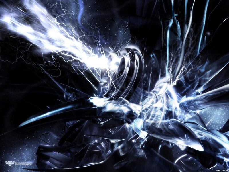Abstract energy explosion