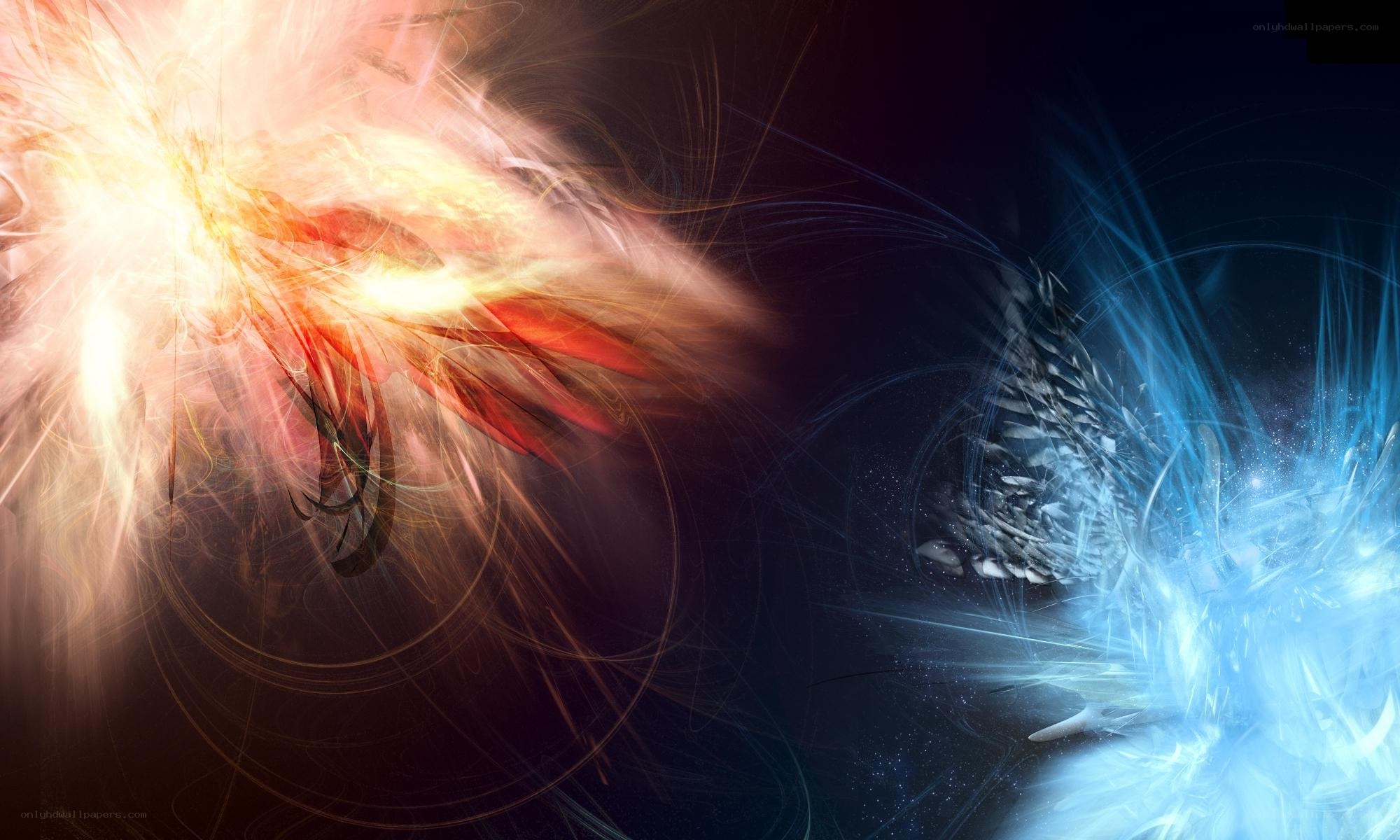 abstract energy explosion