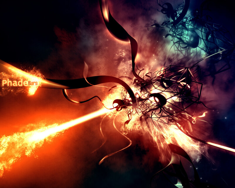 Abstract energy explosion