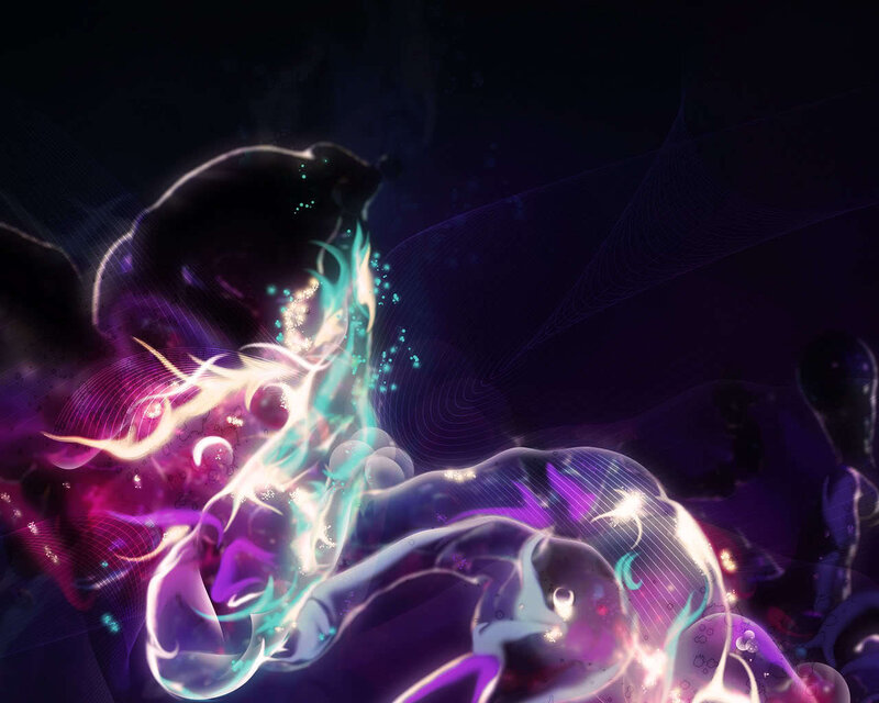 abstract energy flow