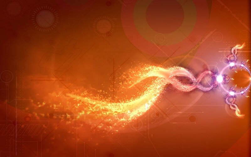 abstract energy flow design