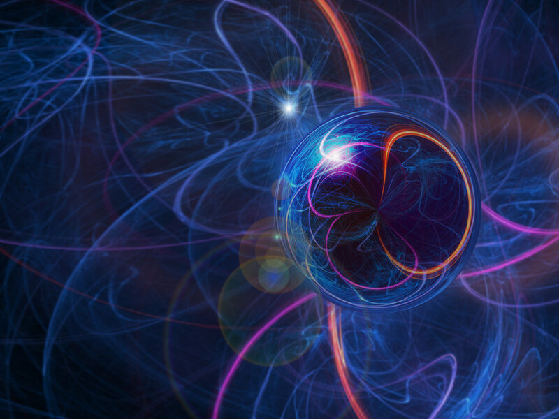 abstract energy sphere