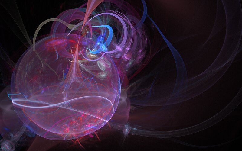 Abstract energy sphere
