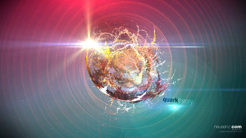 Abstract Energy Sphere — Red