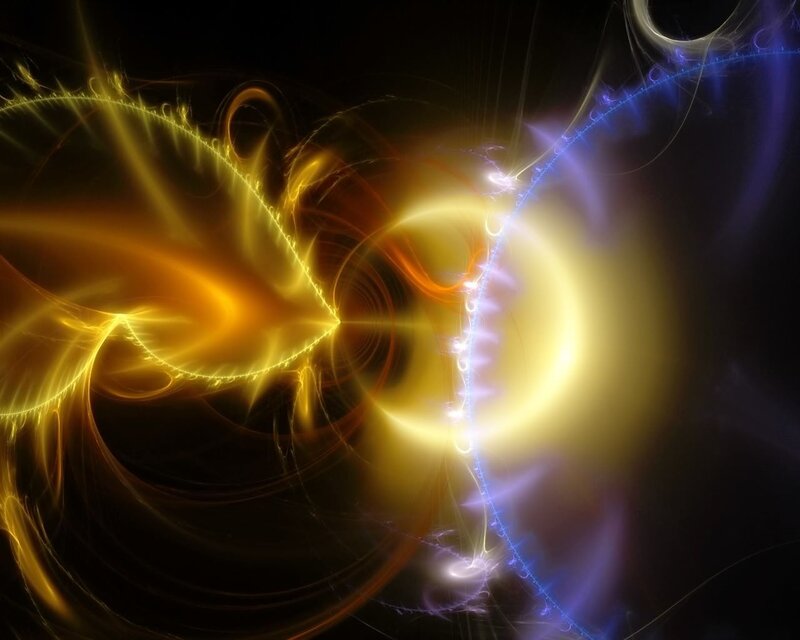 Abstract energy swirl