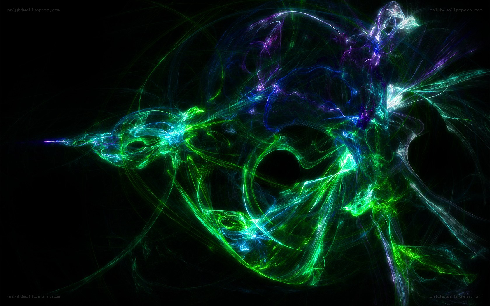Abstract energy swirl