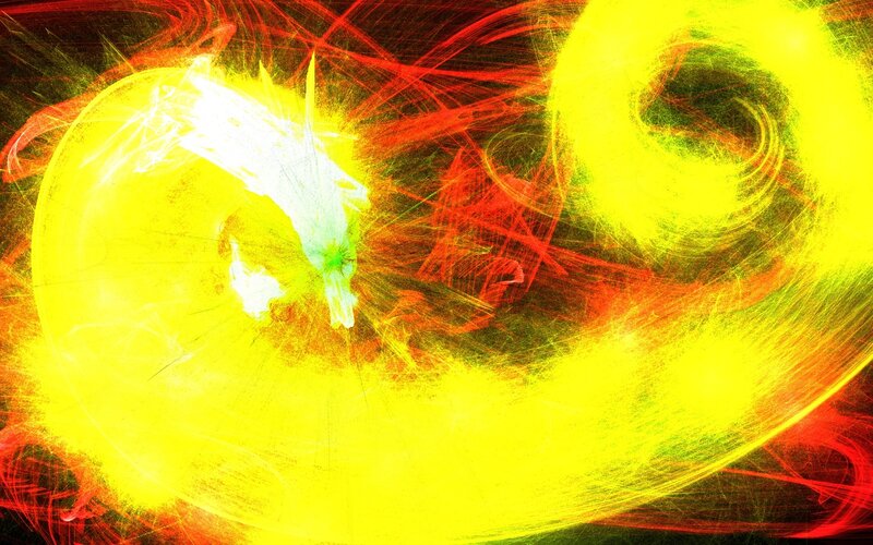 Abstract energy swirl
