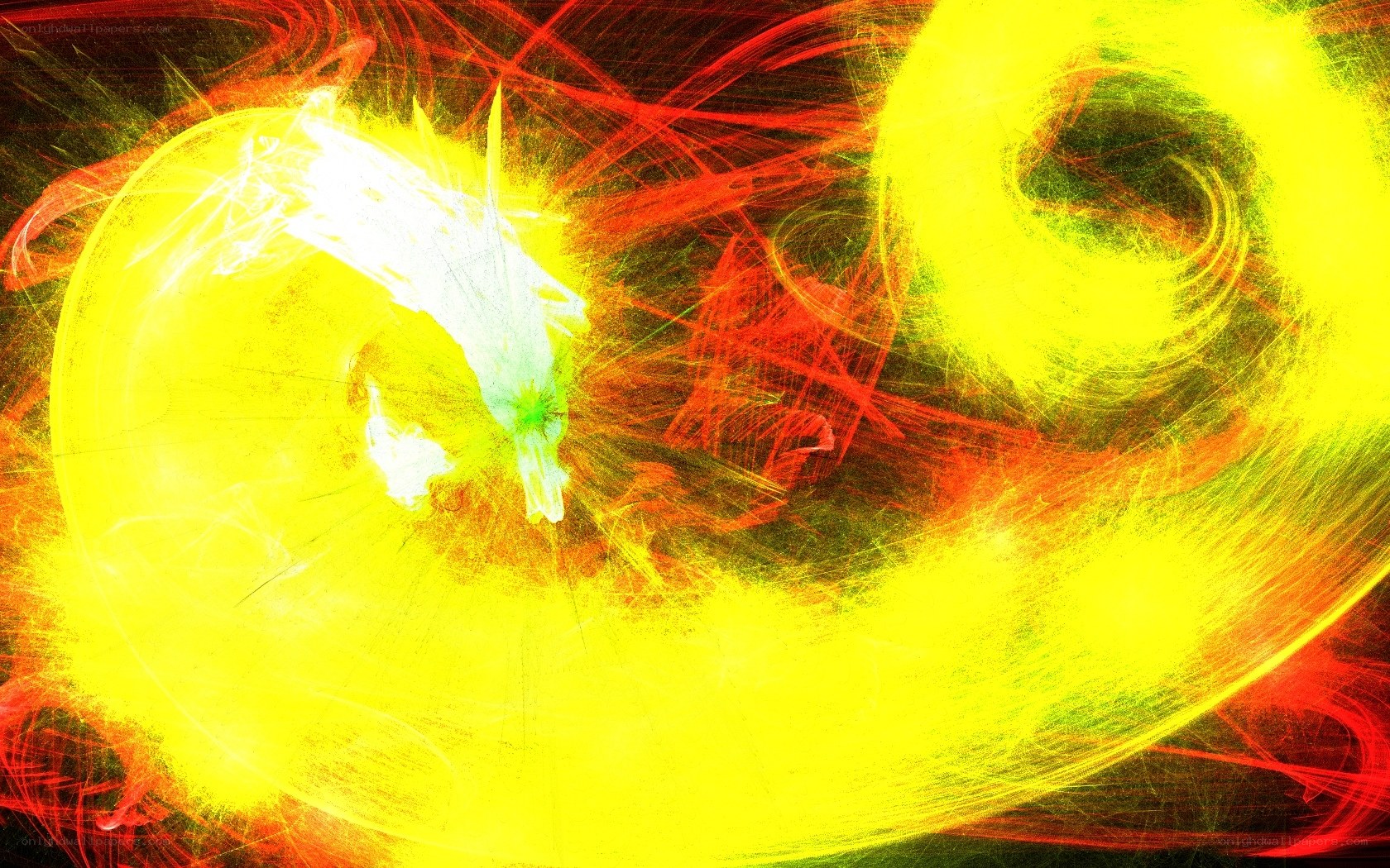 Abstract energy swirl