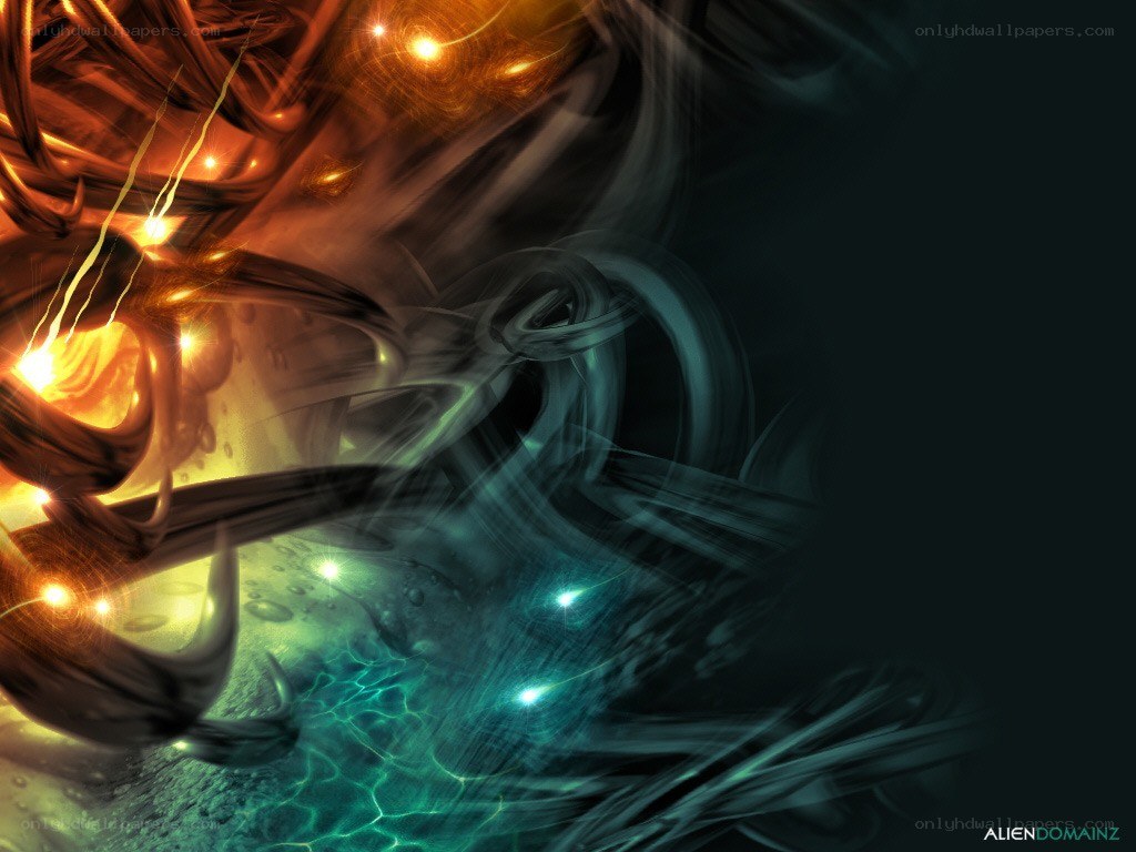 Abstract energy swirl