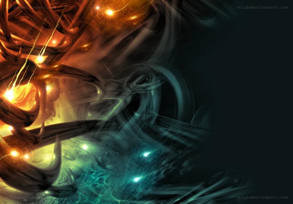 Abstract energy swirl