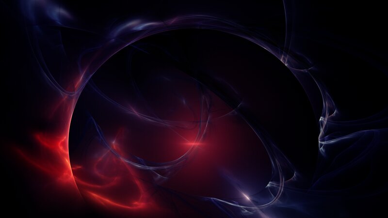 Abstract Energy Swirl — Red