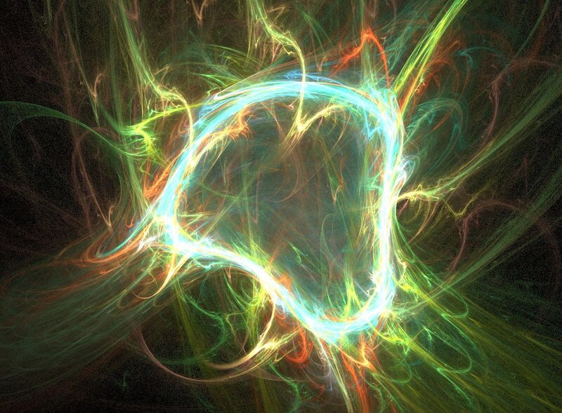 Abstract energy swirl