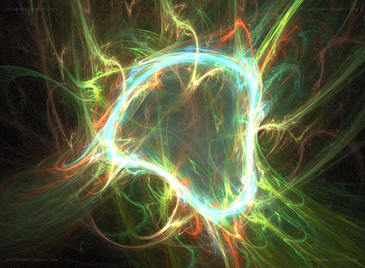 Abstract energy swirl