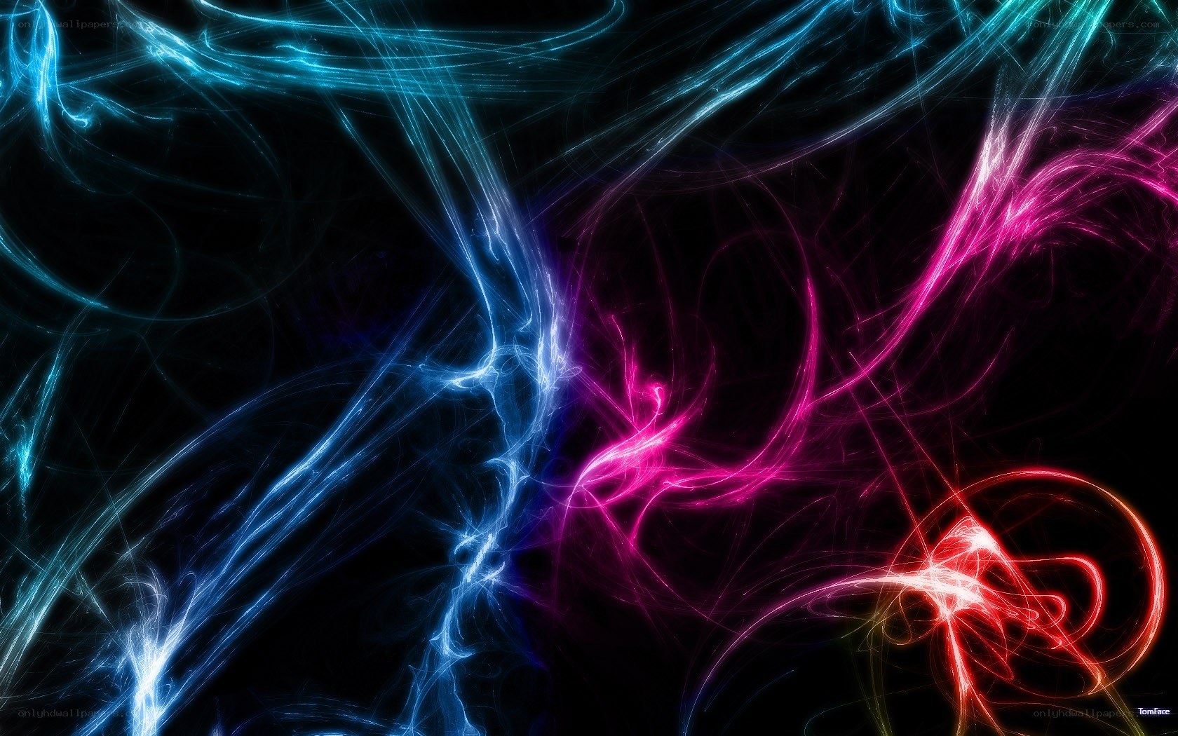 Abstract energy swirls