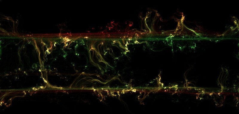 Abstract energy wave