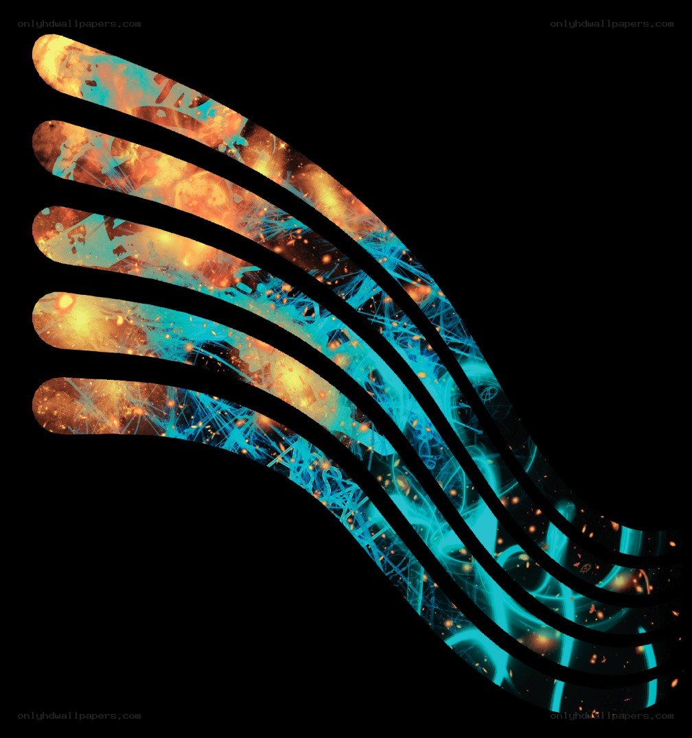 Abstract energy wave design
