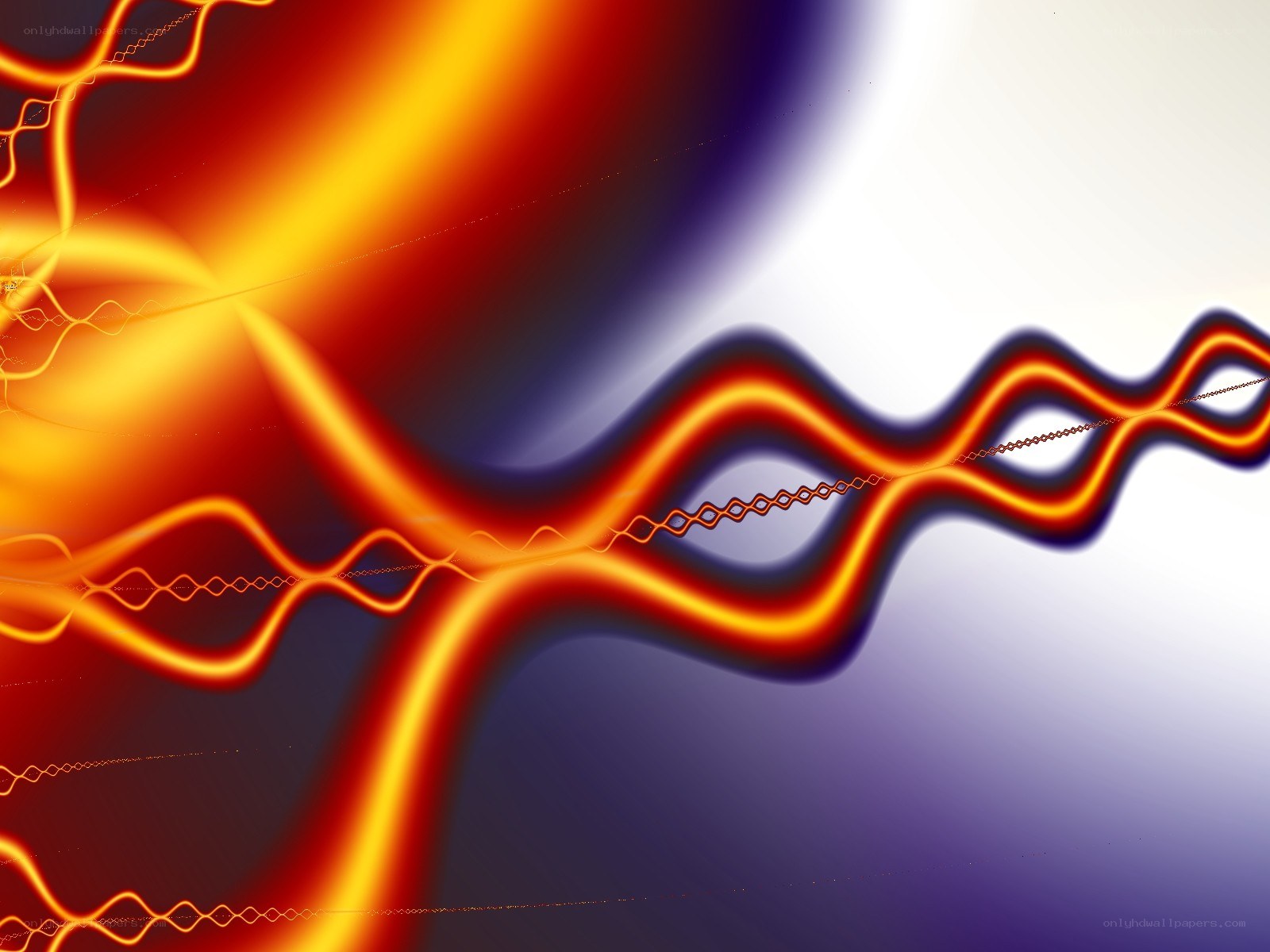 Abstract energy wave design