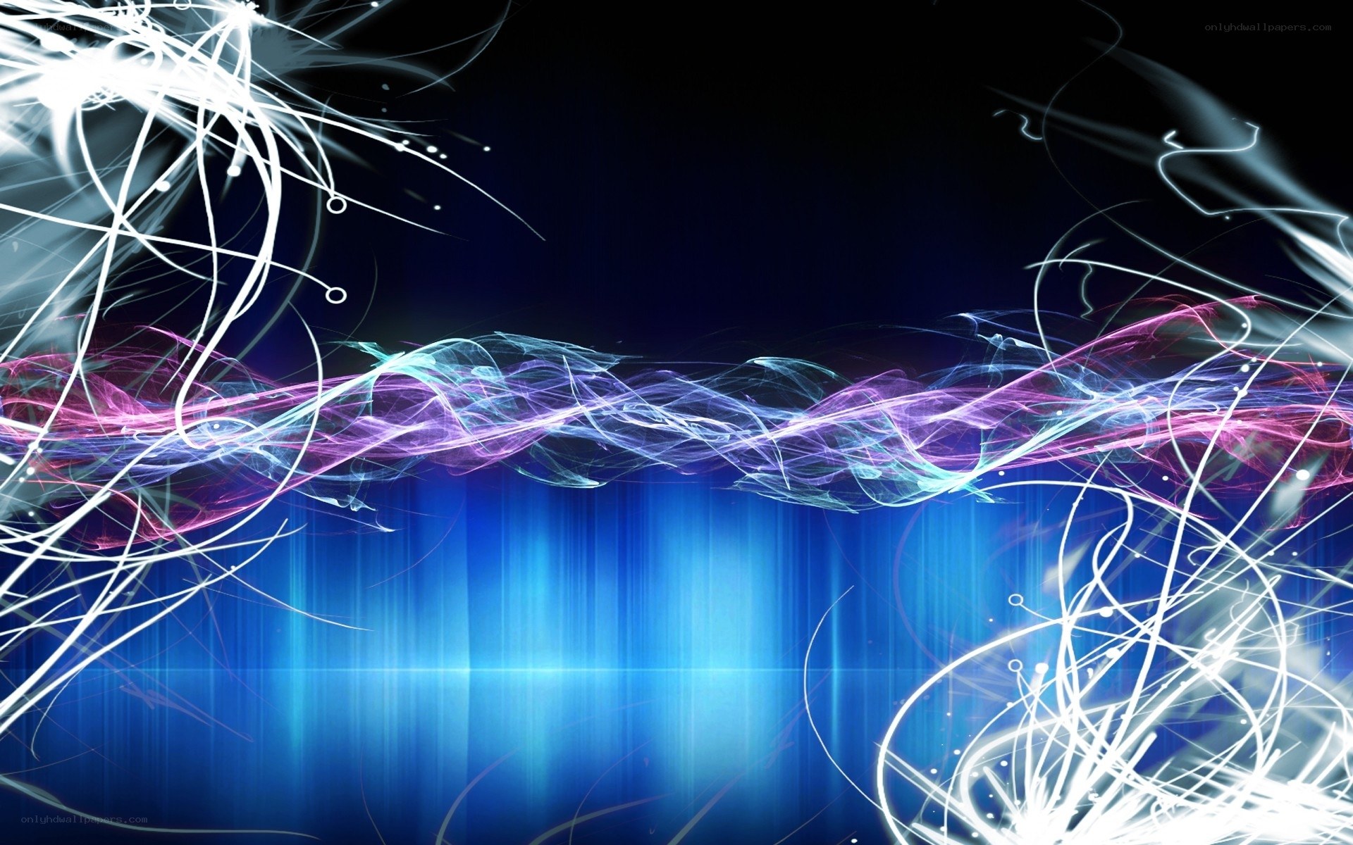 Abstract energy wave design