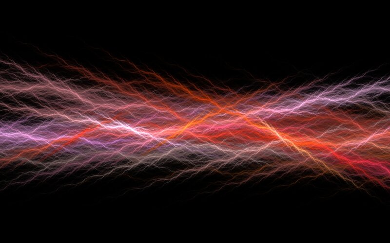 Abstract energy wave pattern