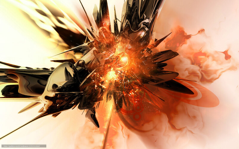 abstract explosion artwork
