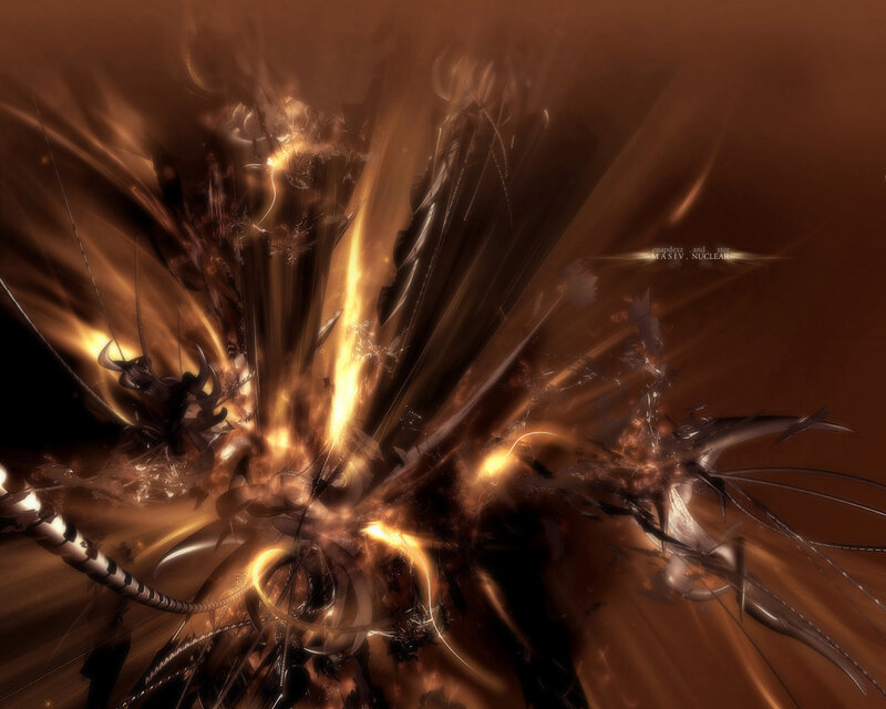 Abstract Explosion — Brown