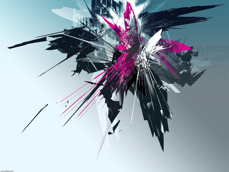 Abstract Explosion Design — Pink