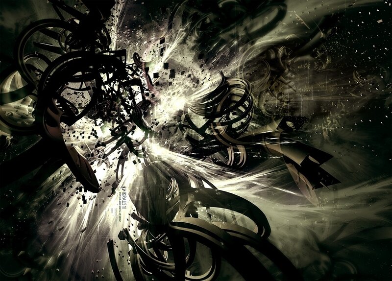 Abstract Explosion of Metal