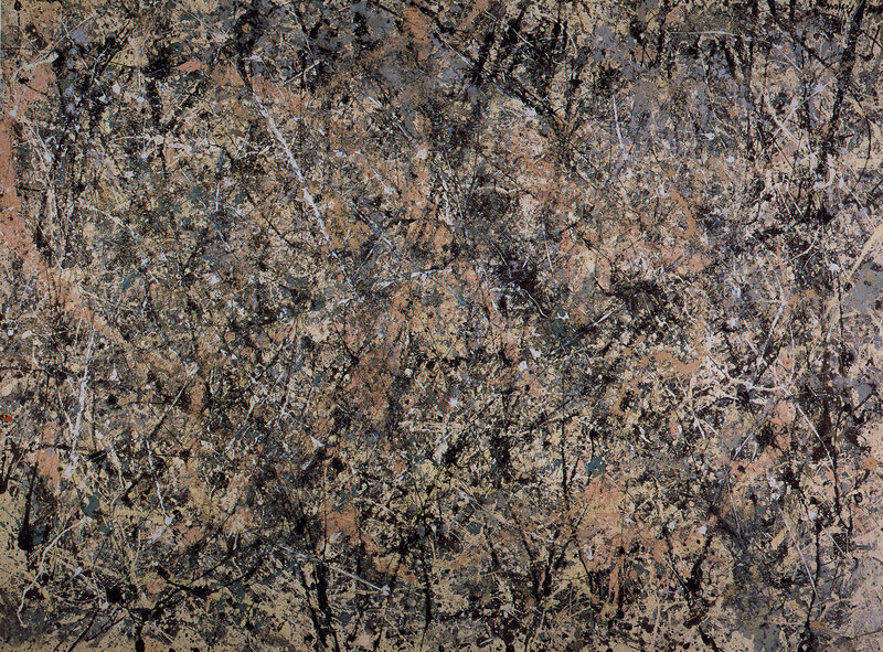 Abstract expressionist painting