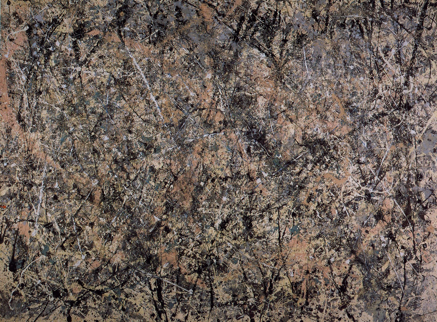 Abstract expressionist painting