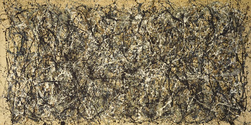 Abstract expressionist painting
