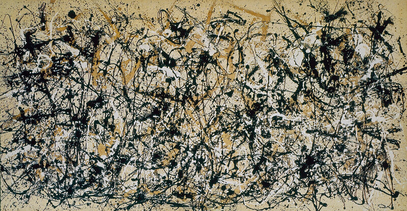 Abstract expressionist painting