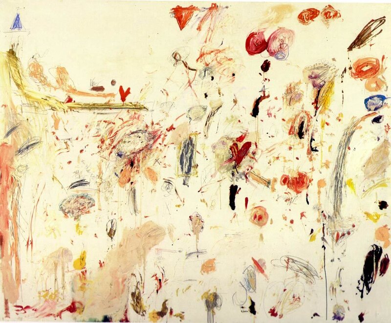 Abstract expressionist painting