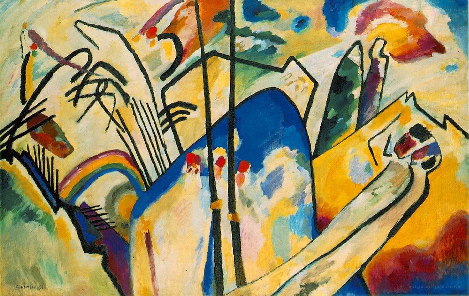 Abstract Expressionist Painting