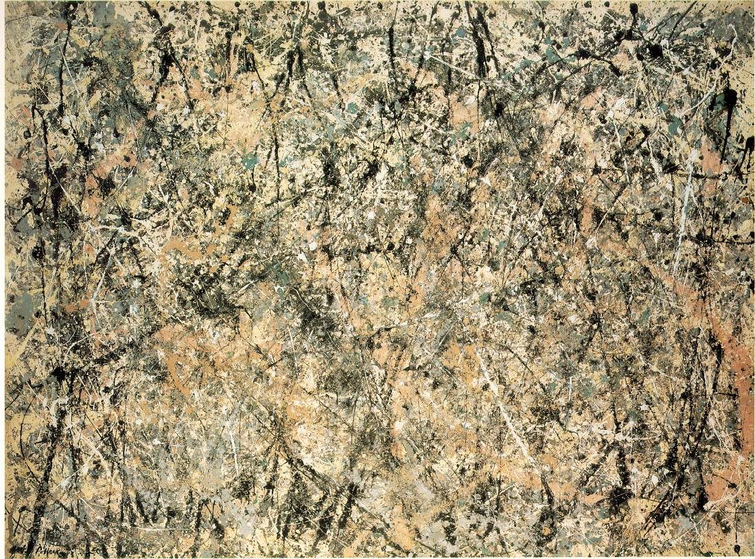 Abstract expressionist painting