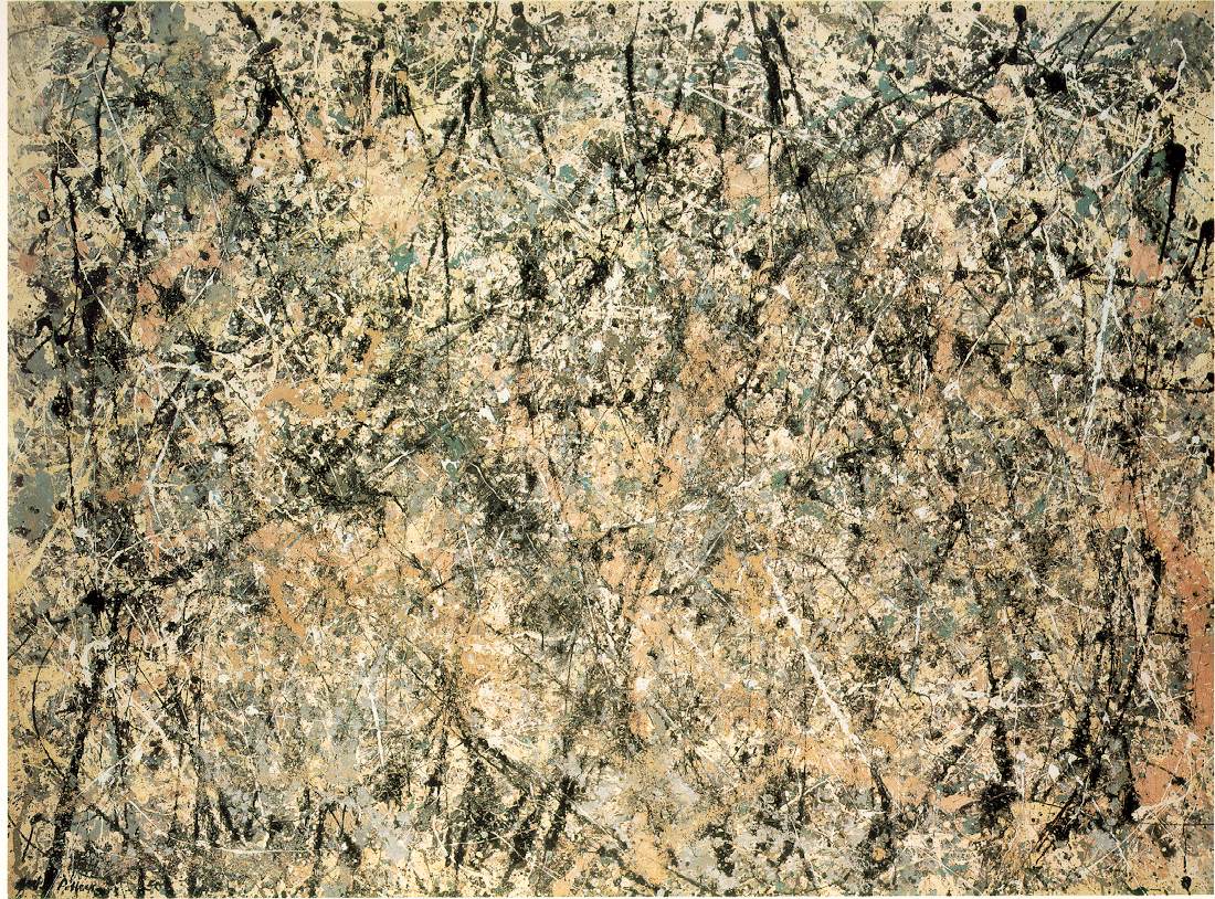 Abstract expressionist painting