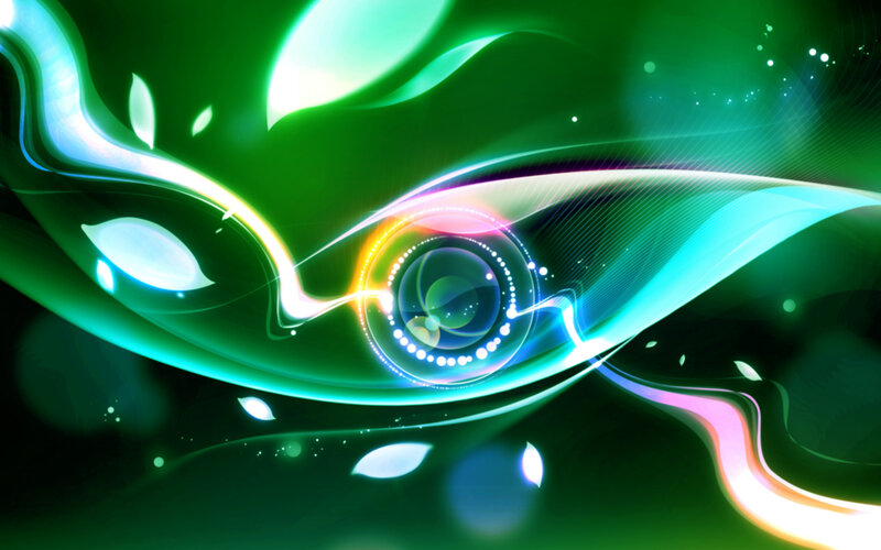 Abstract Eye Design — Green