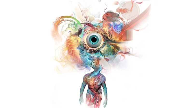 abstract eye figure art