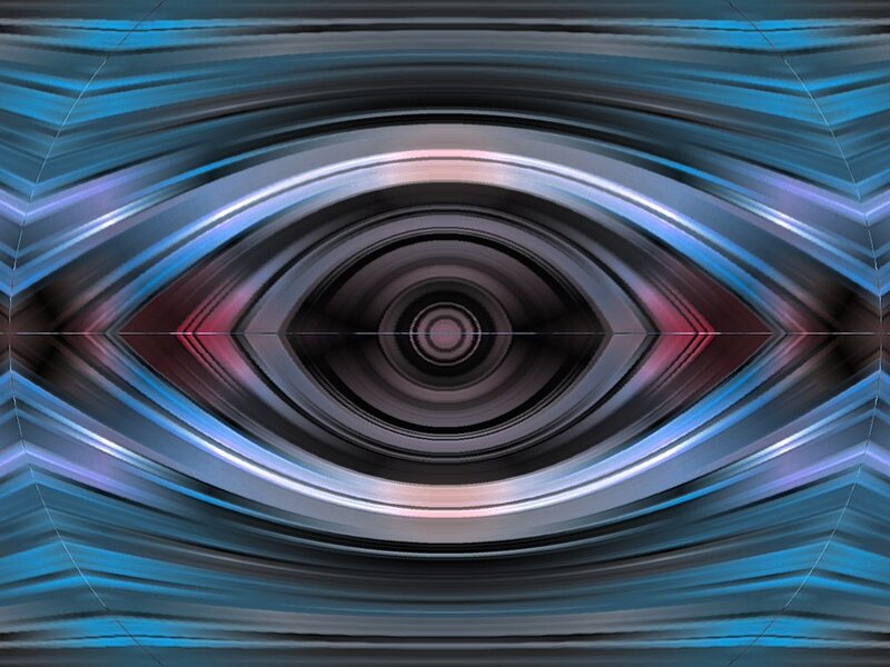 Abstract eye-like pattern