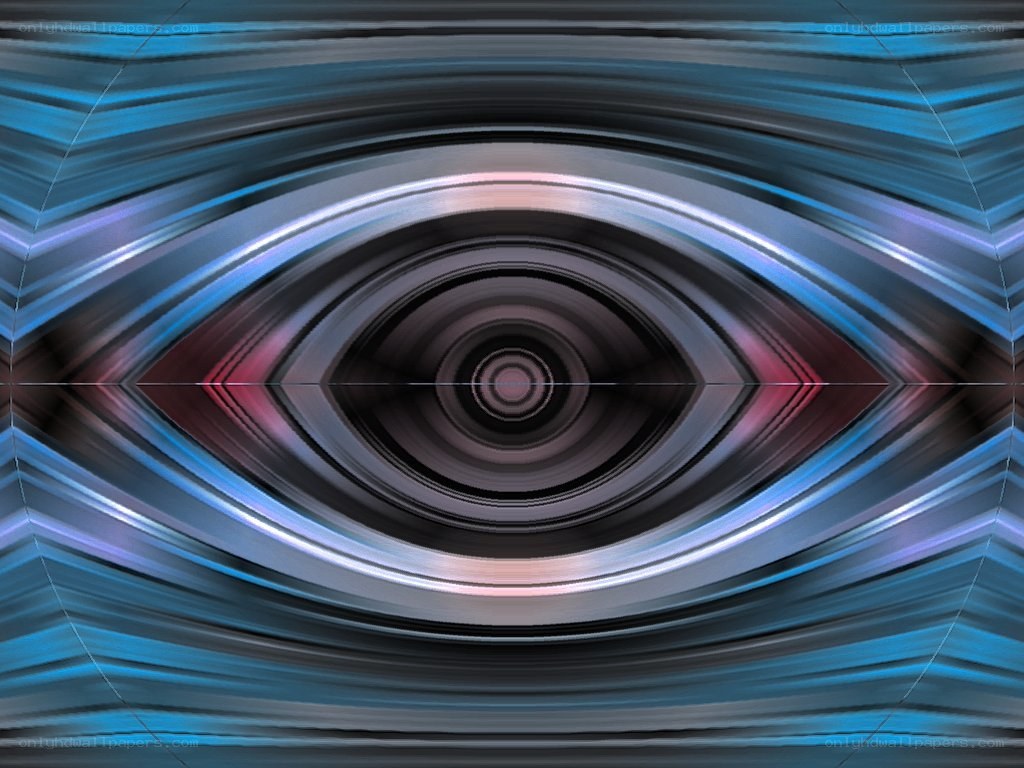 Abstract eye-like pattern