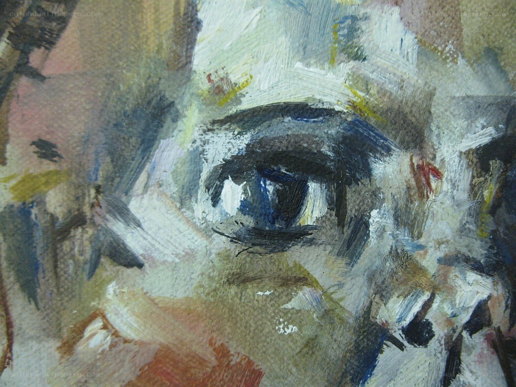 abstract eye painting