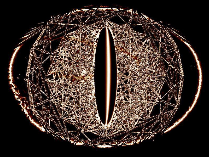 abstract eye structure