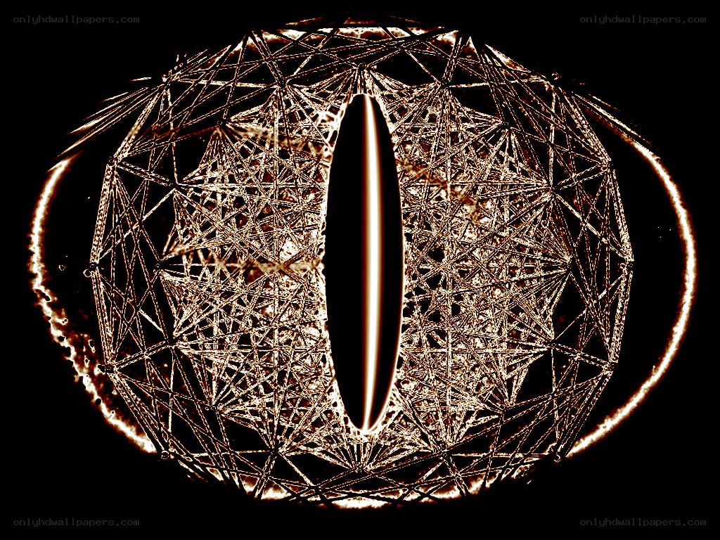 abstract eye structure