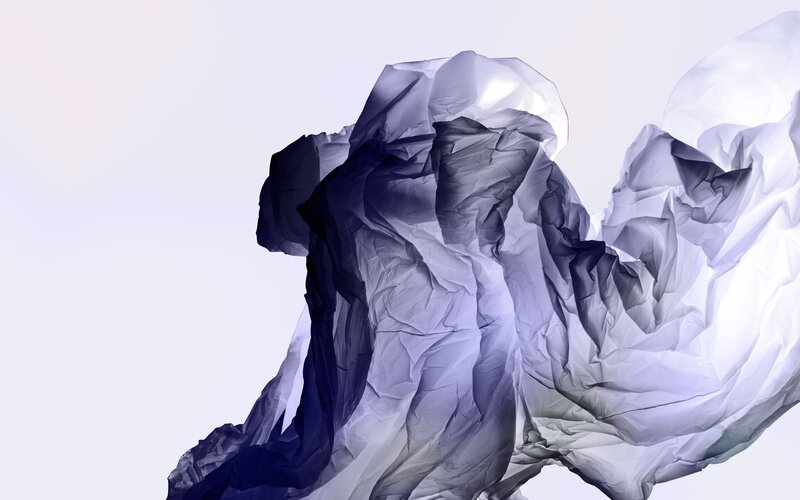 Abstract fabric in motion