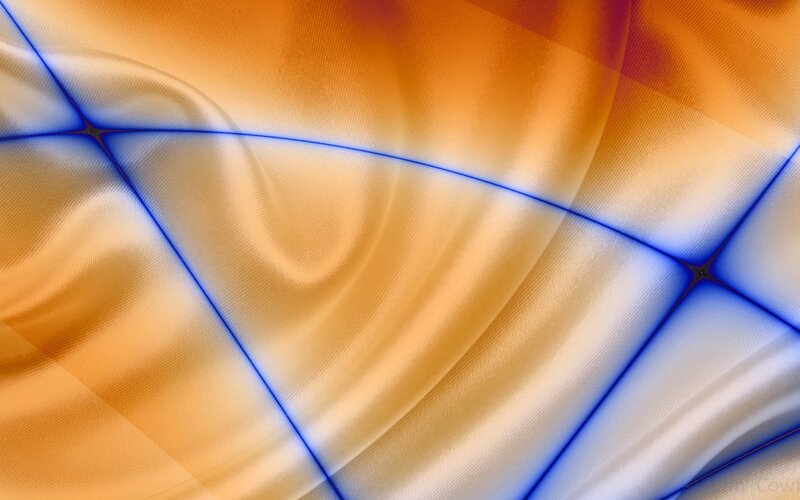 Abstract Fabric Texture — Orange