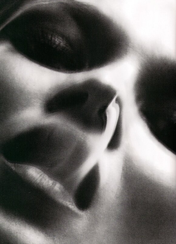 abstract face close-up
