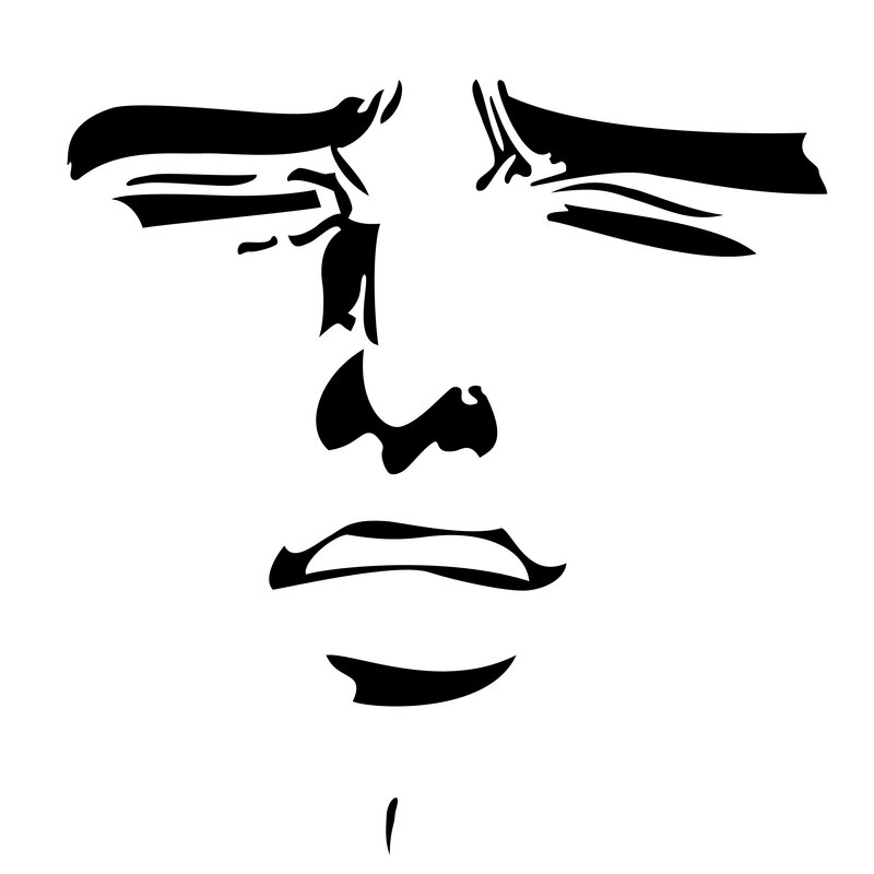 abstract face expression