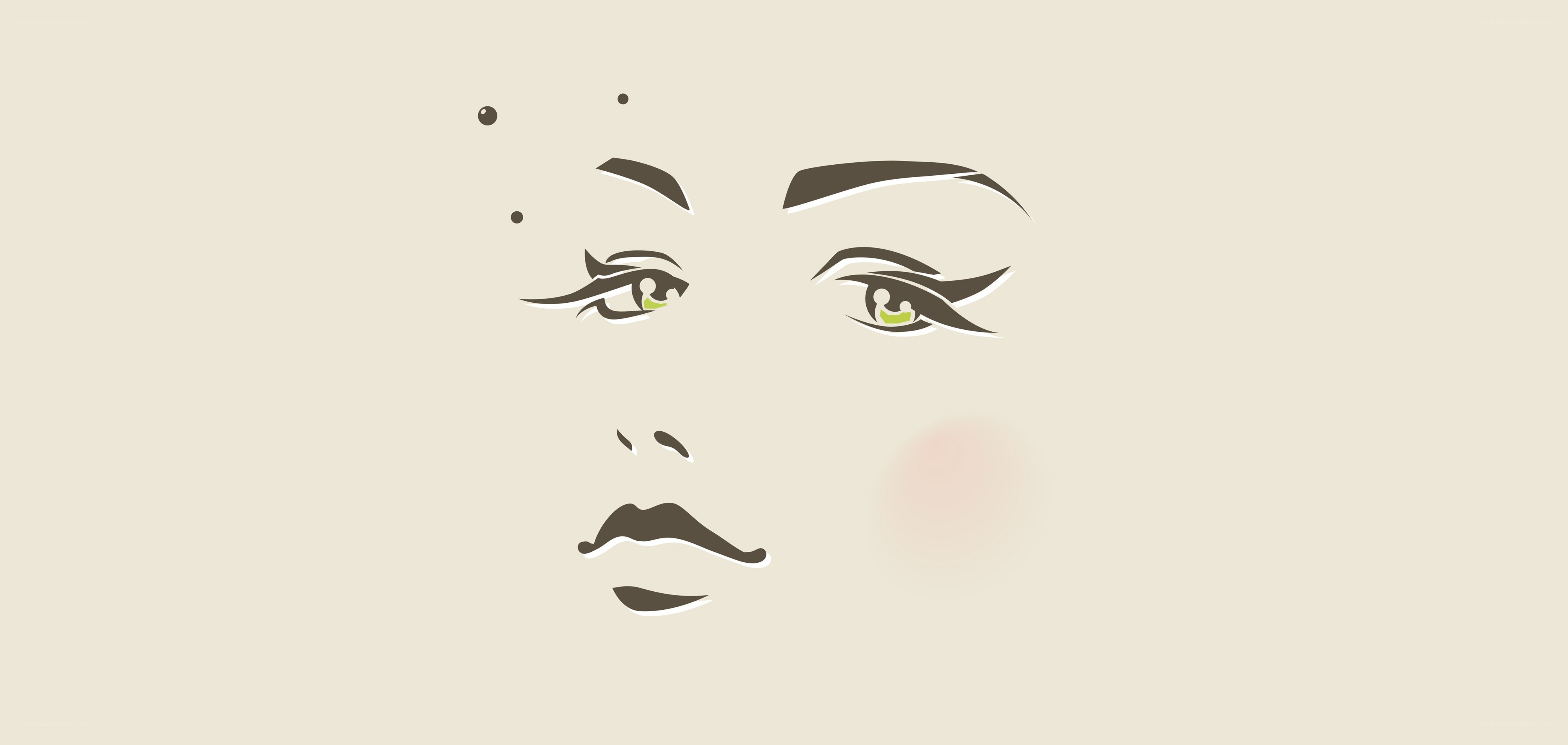 abstract face illustration