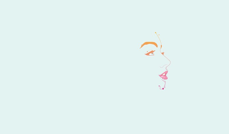 abstract face illustration