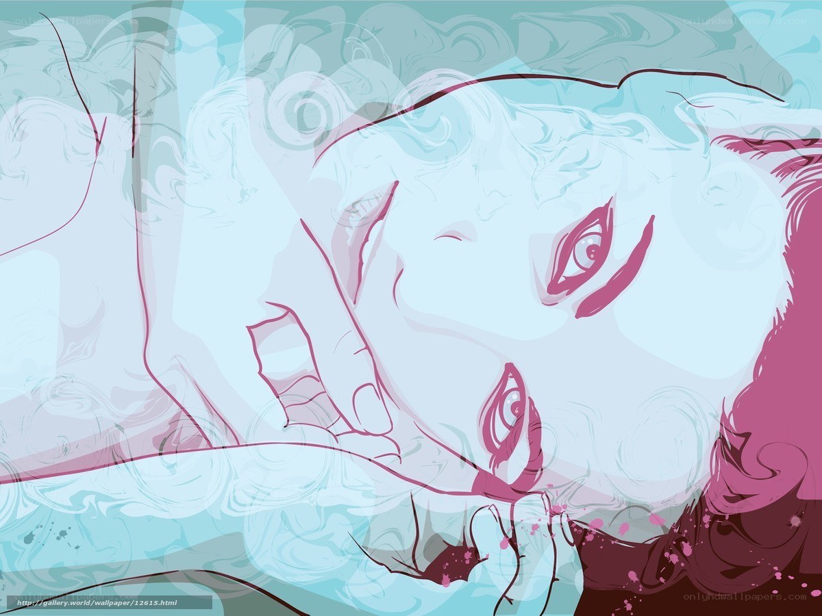 abstract face illustration